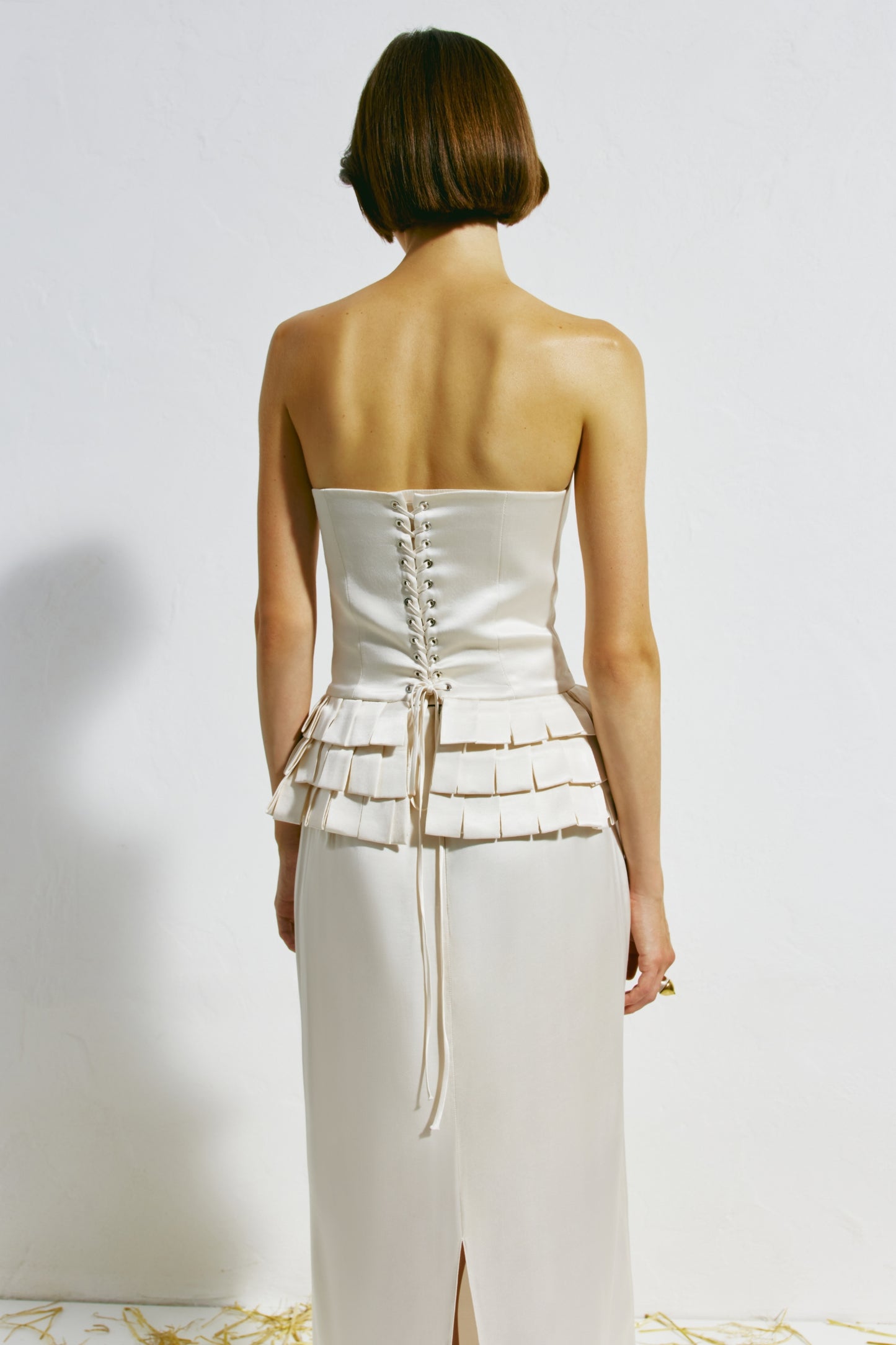 Dranka corset creamy white