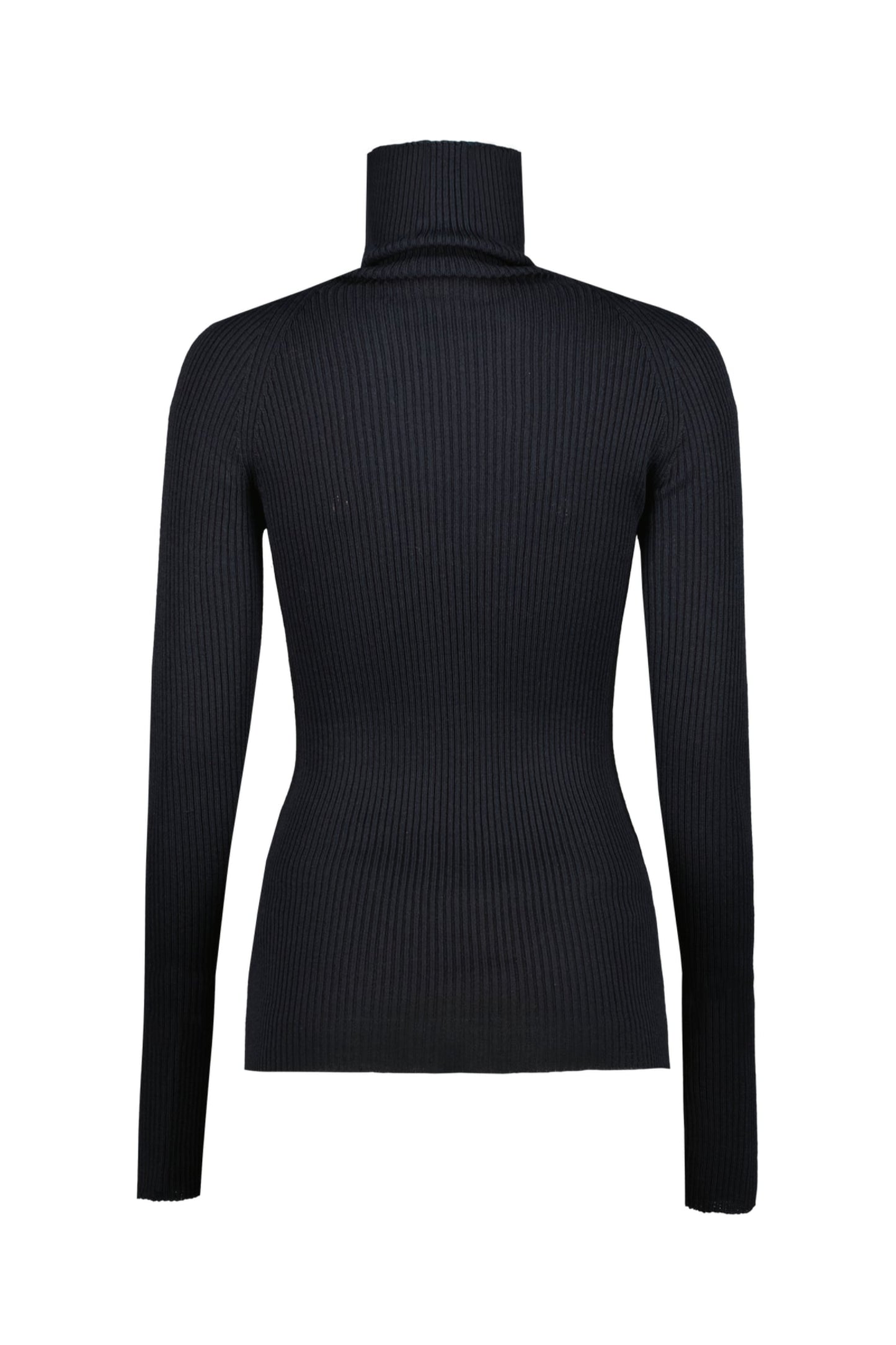 Cannelure roll-neck sweater