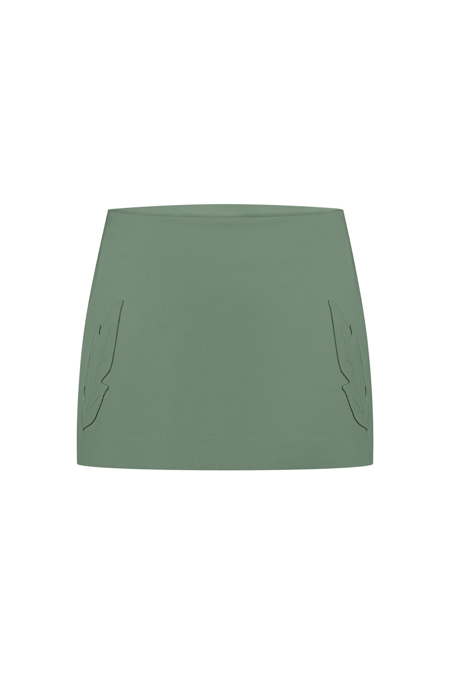 Merezhyvo mini skirt green