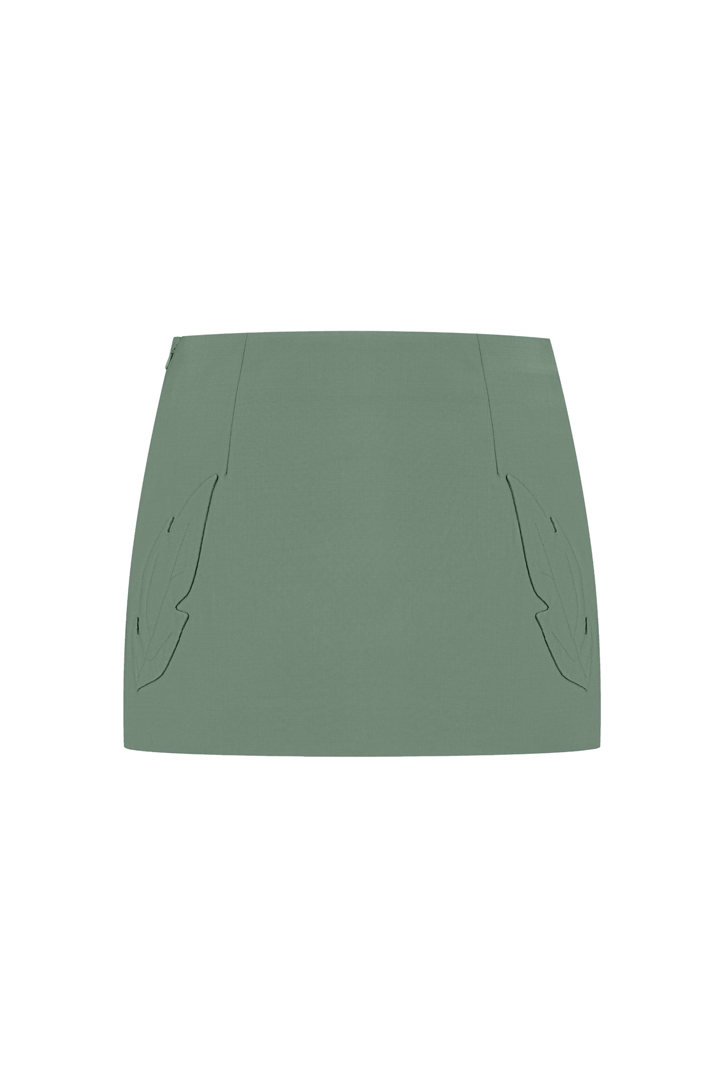 Merezhyvo mini skirt green