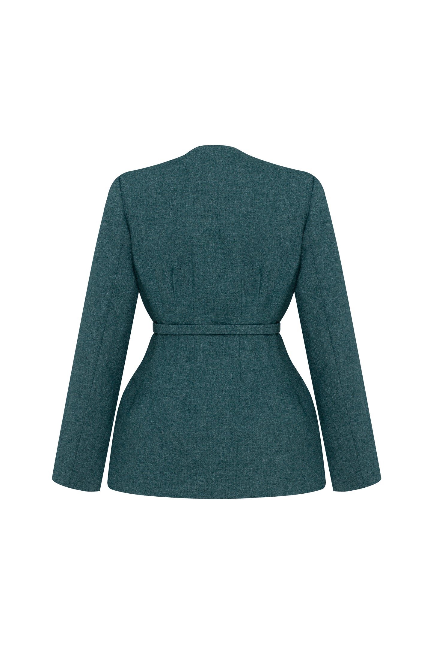 Secessia jacket in rich teal