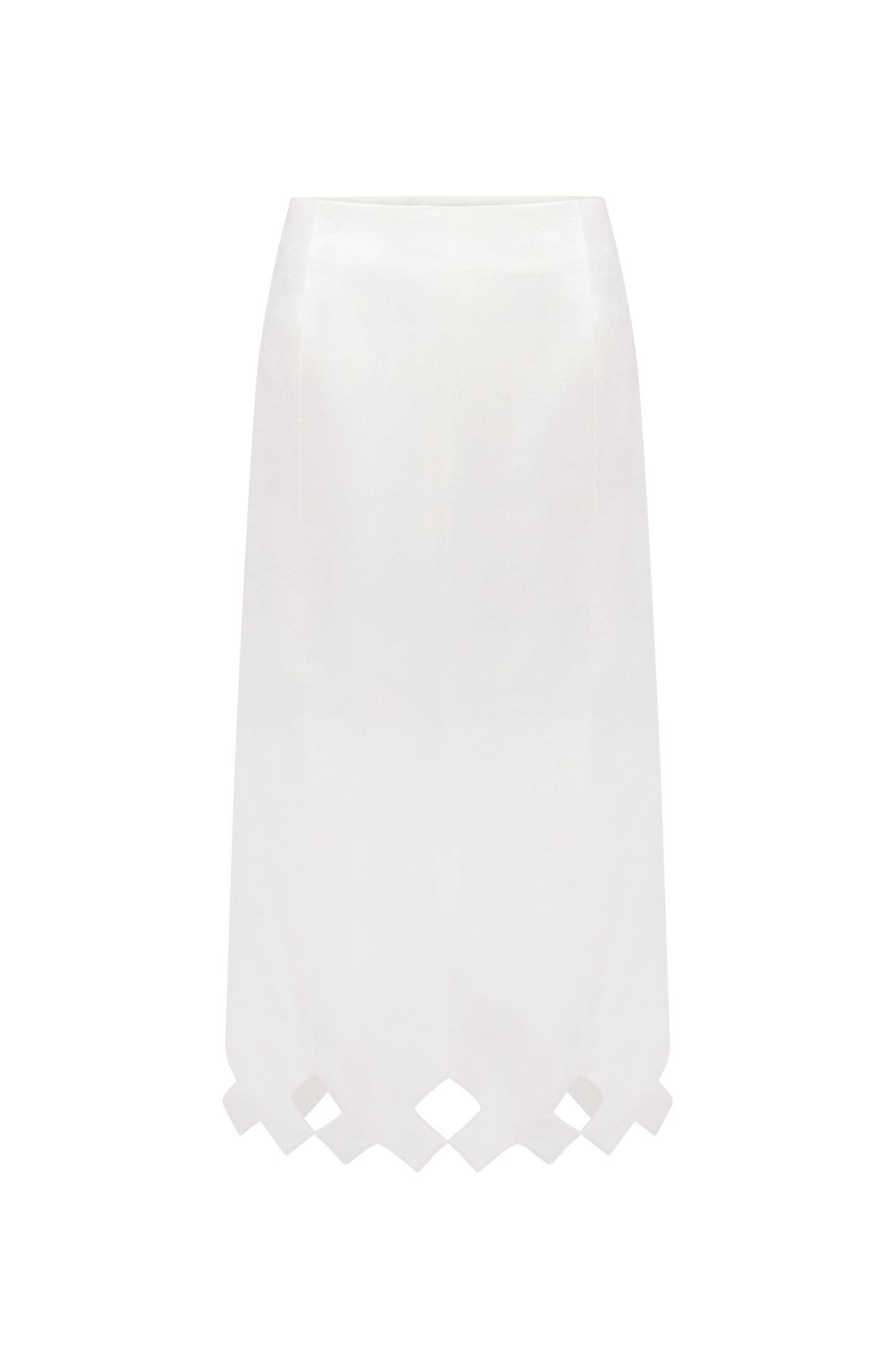 Tympan skirt eggshell