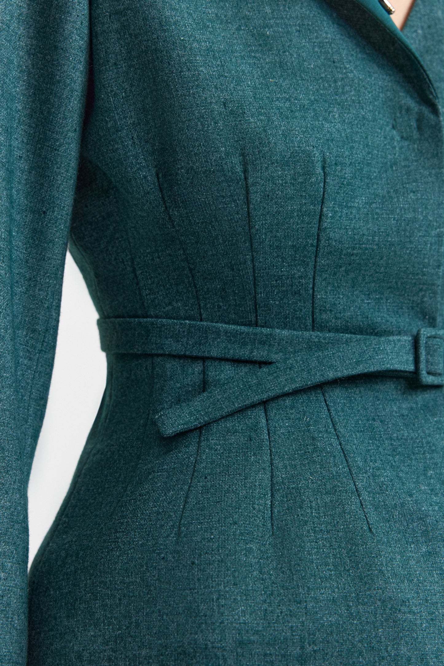 Secessia jacket in rich teal