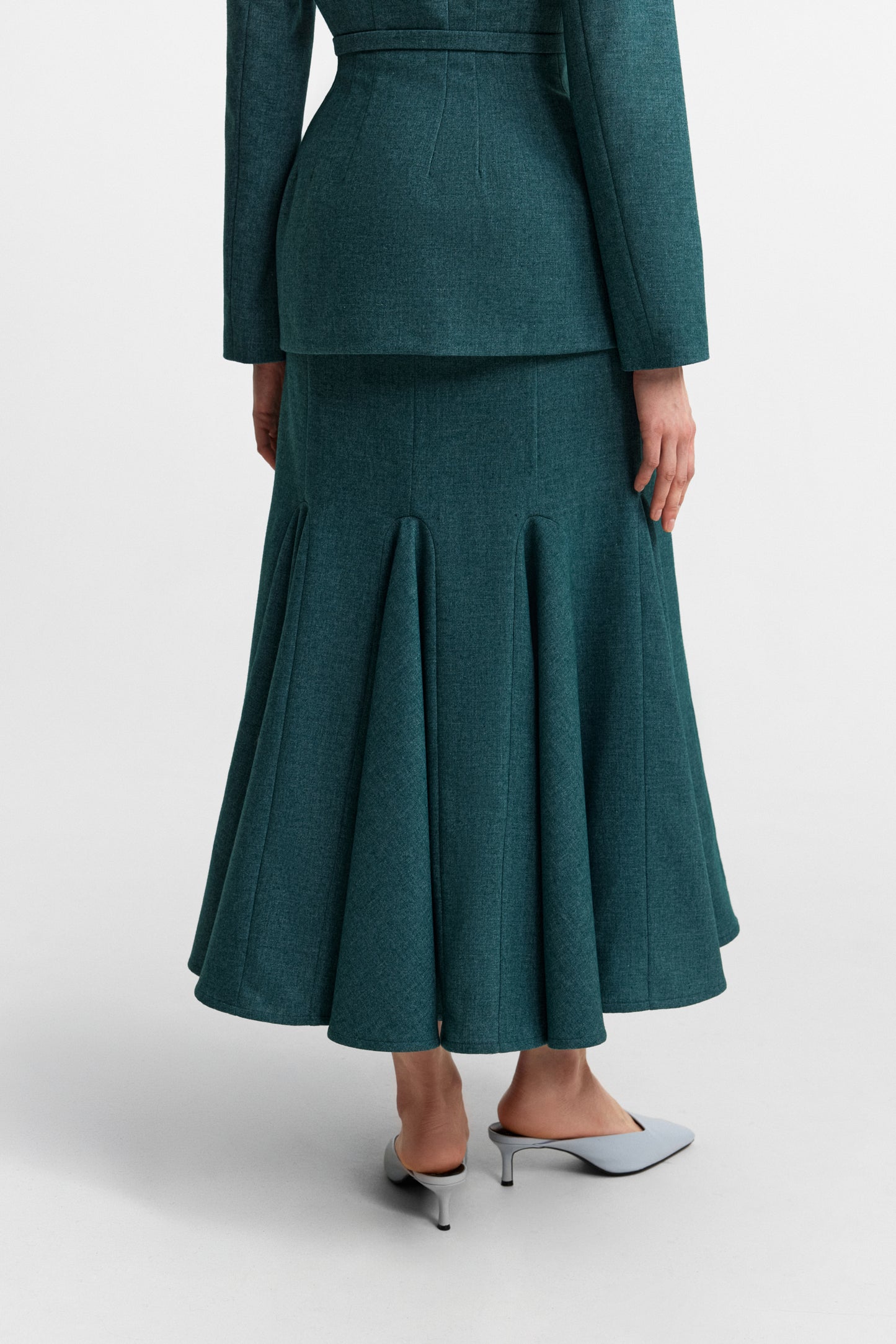 Secessia skirt in rich teal