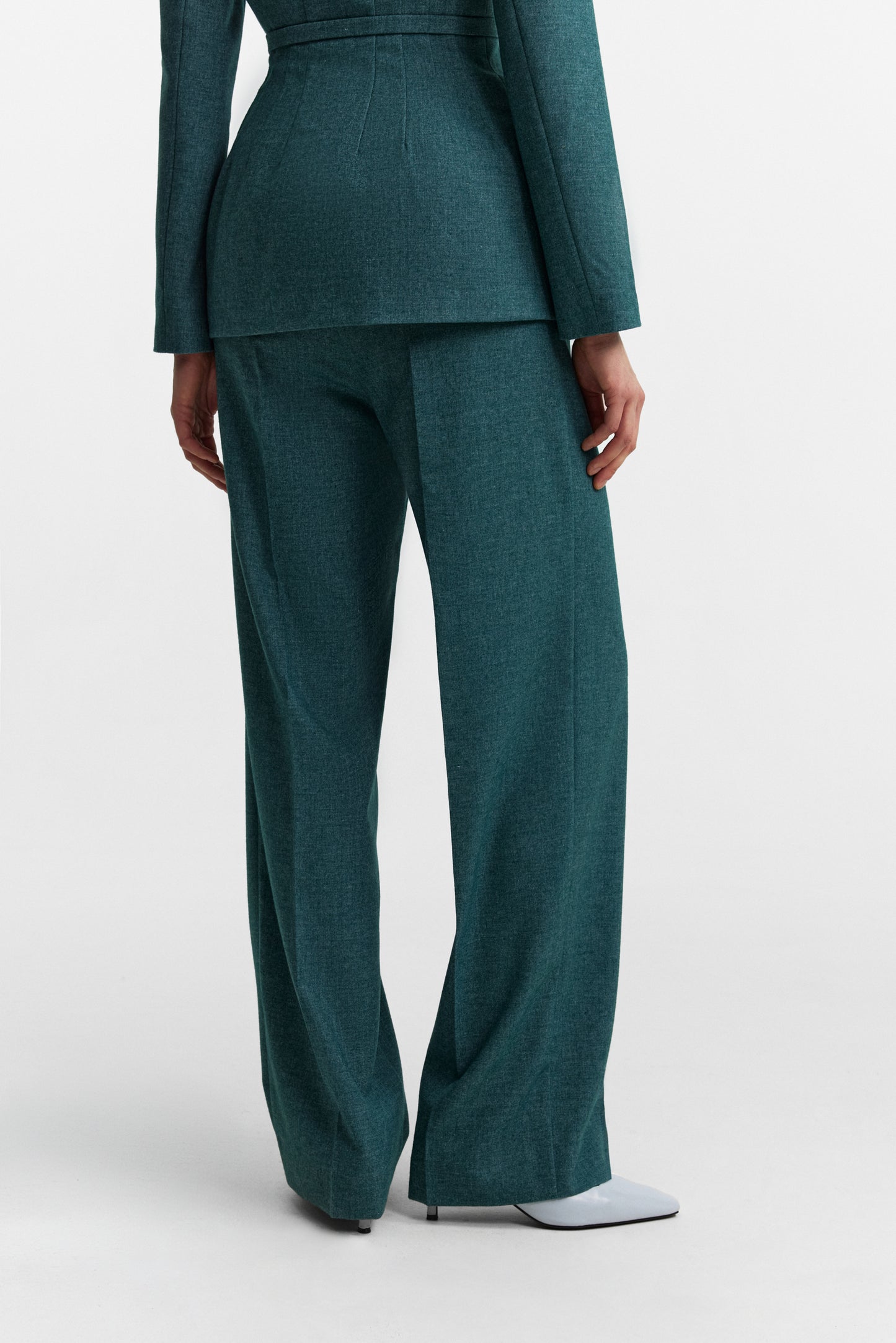 Secessia pants in rich teal