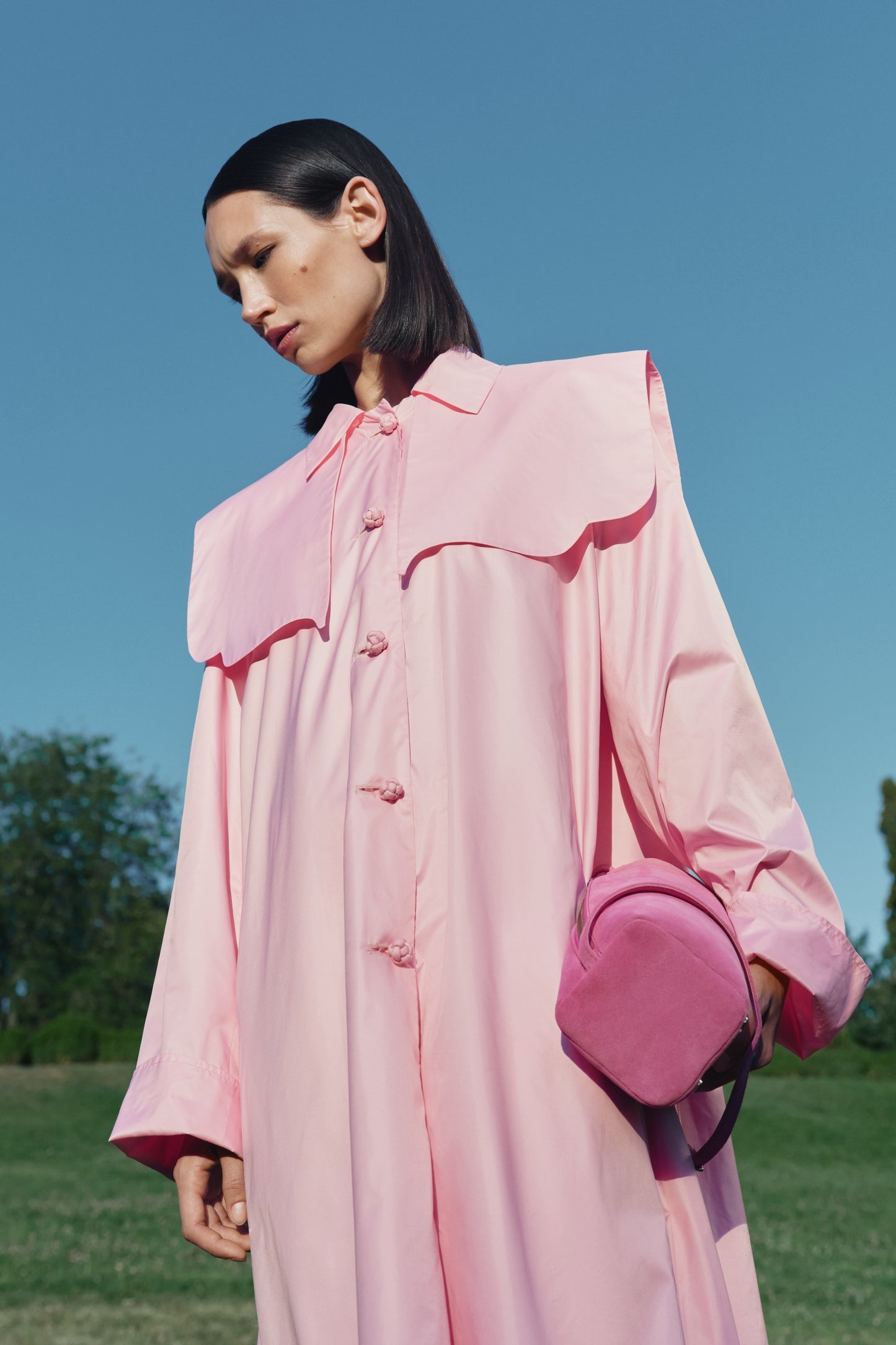 Eyvan coat petal pink