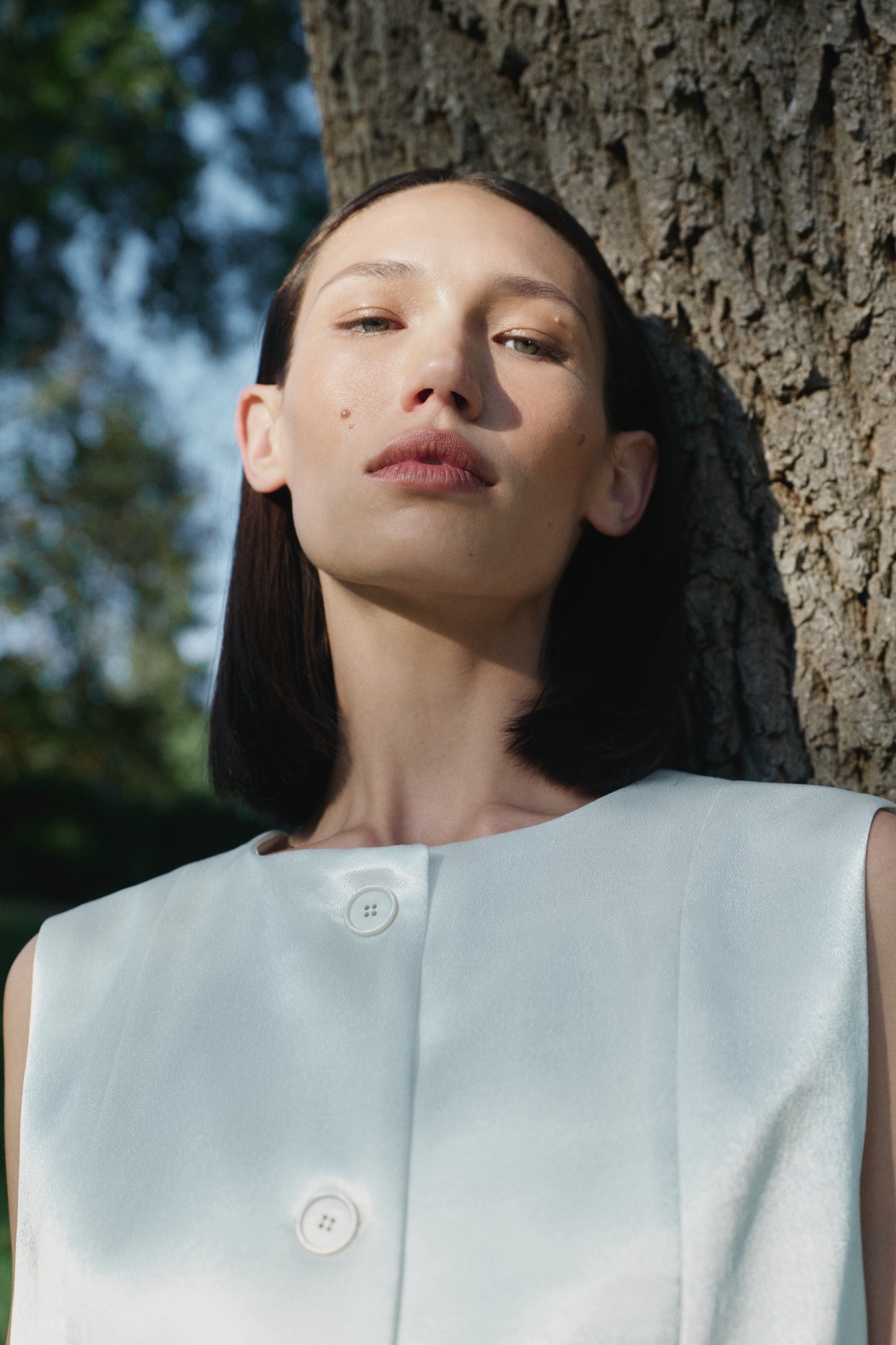 Tympan vest eggshell