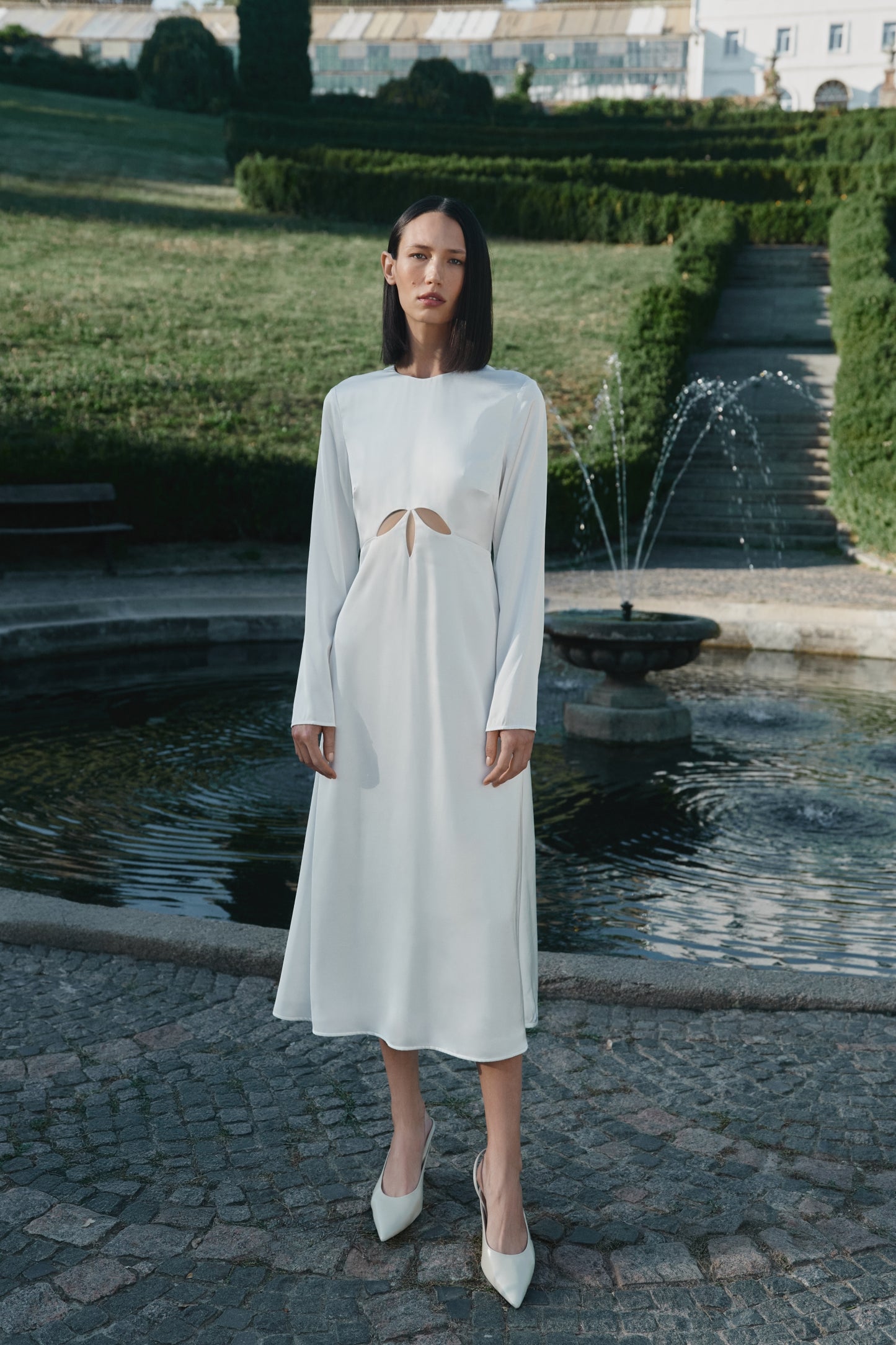 Gromovyk dress pure white