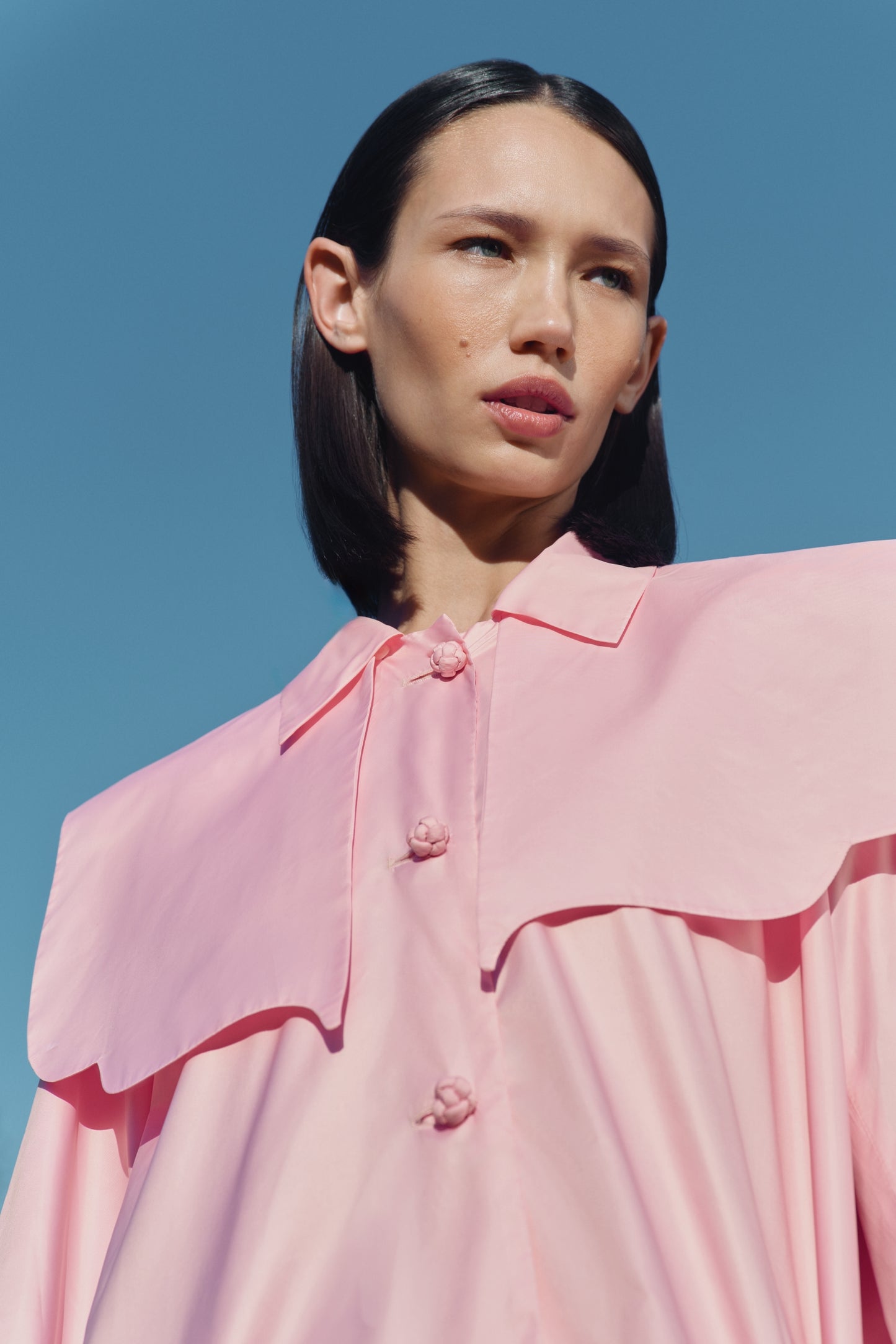 Eyvan coat petal pink