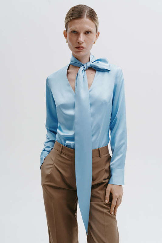 Yapraq blouse sky blue