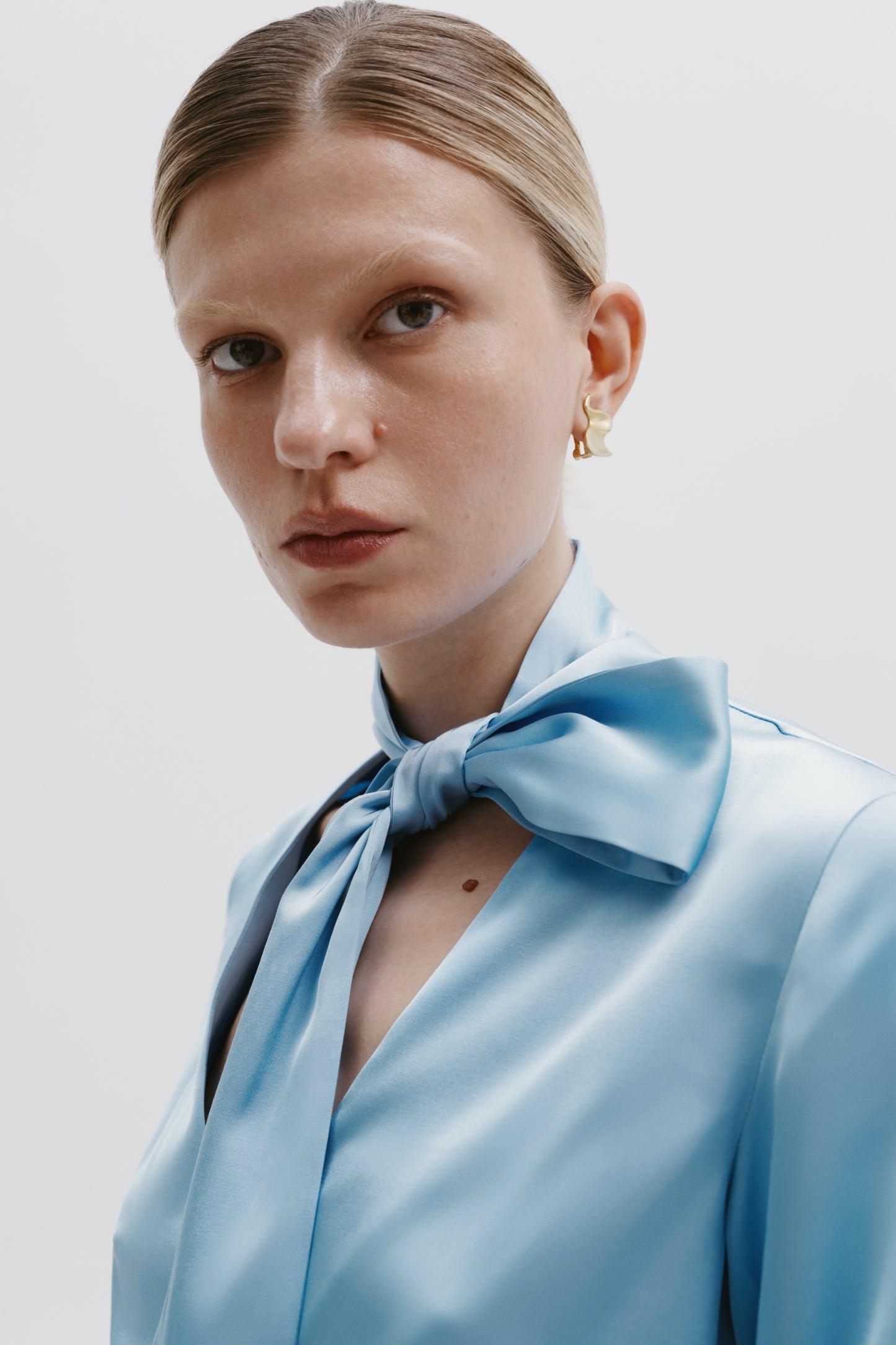 Yapraq blouse sky blue