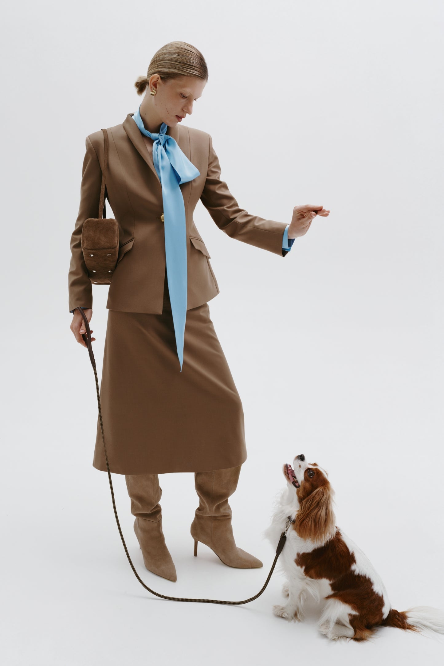 Yapraq blouse sky blue