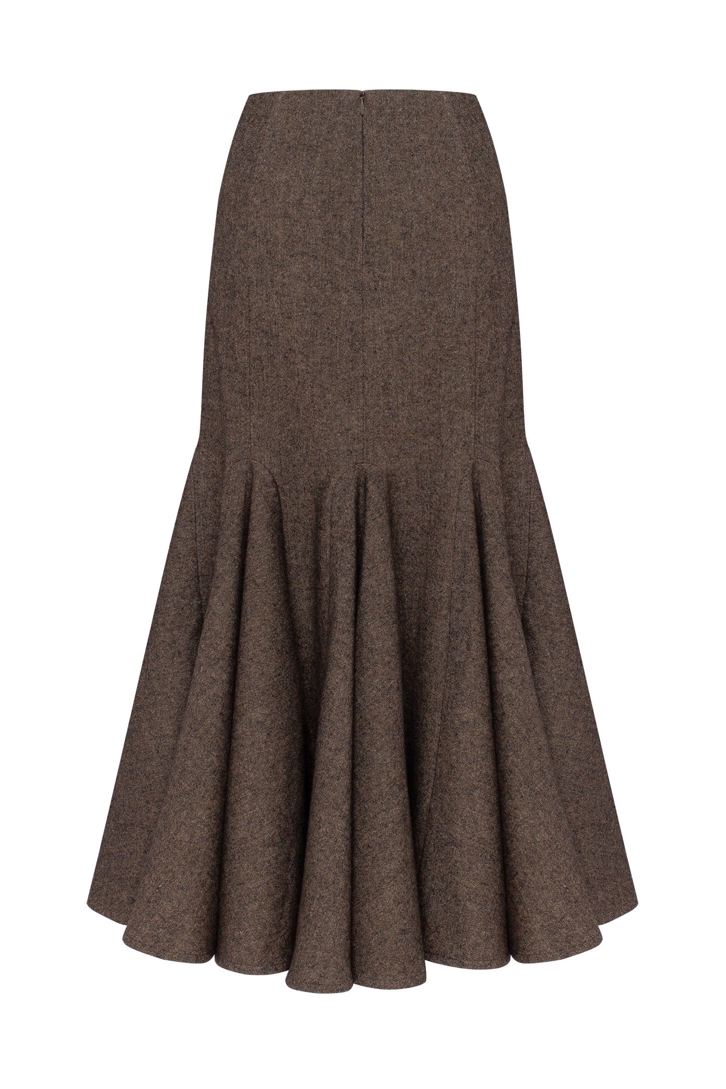 Secessia skirt in rich brown