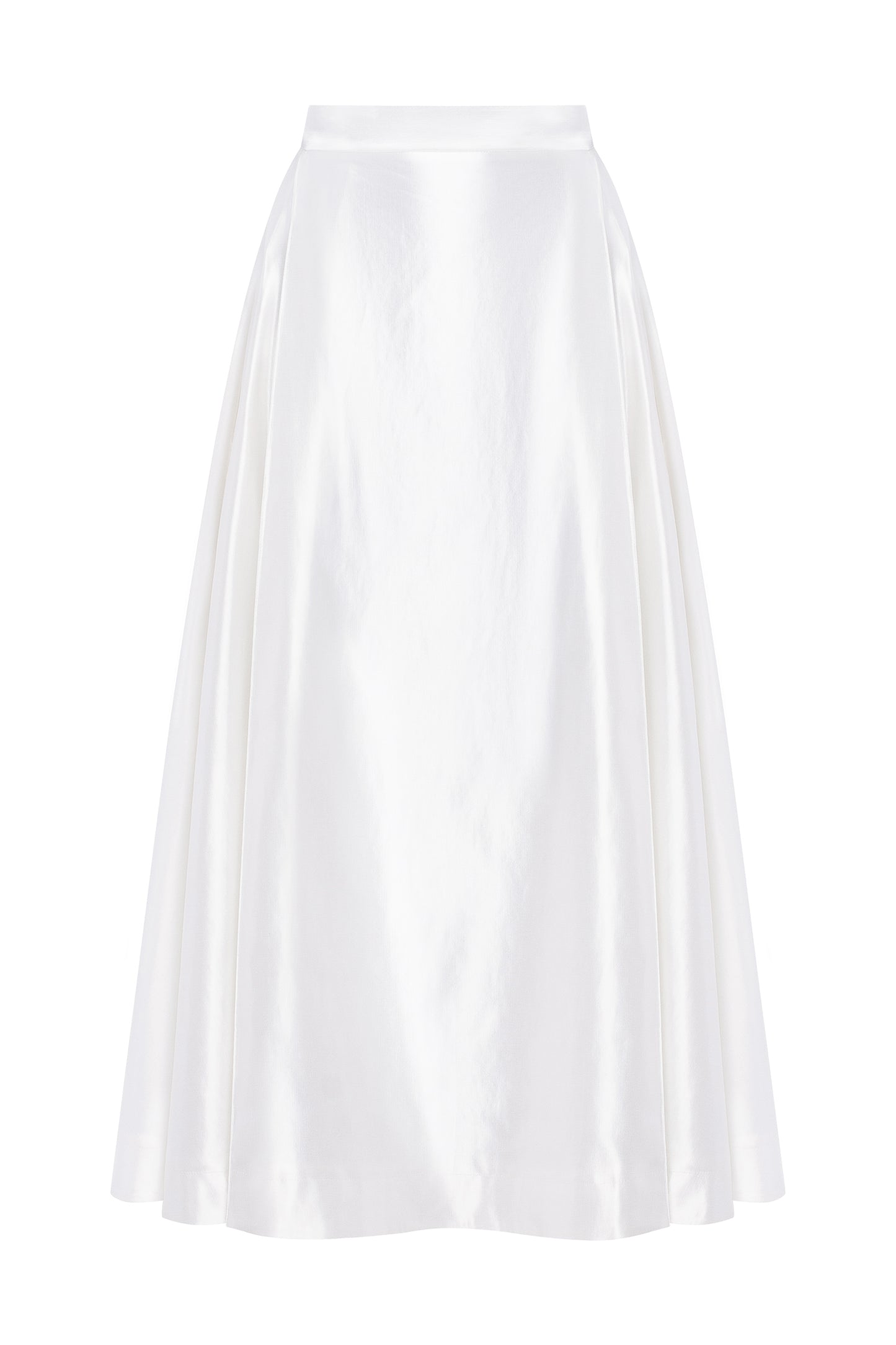 Iris skirt in cloud white