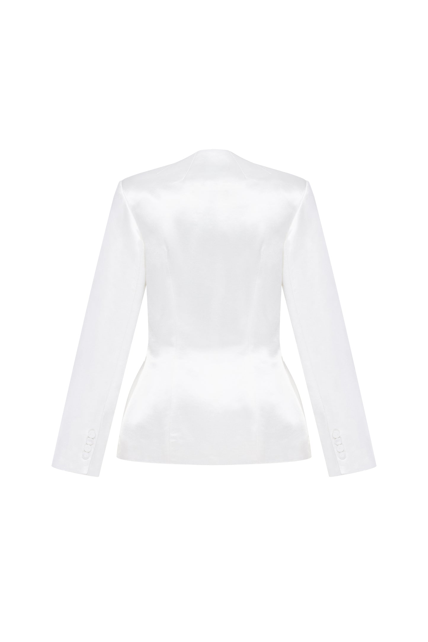 Iris jacket in cloud white