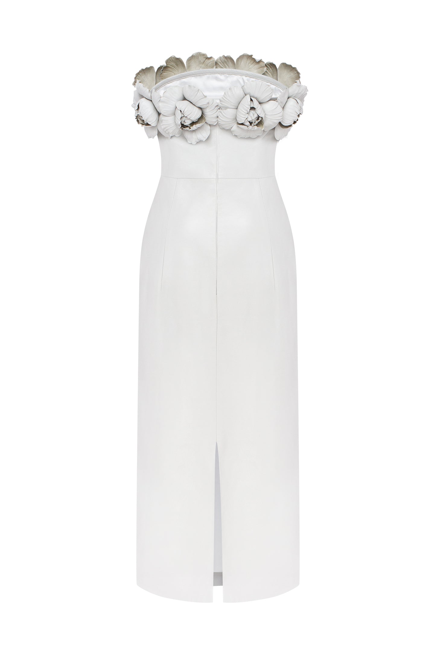 Capitel dress in stone taupe