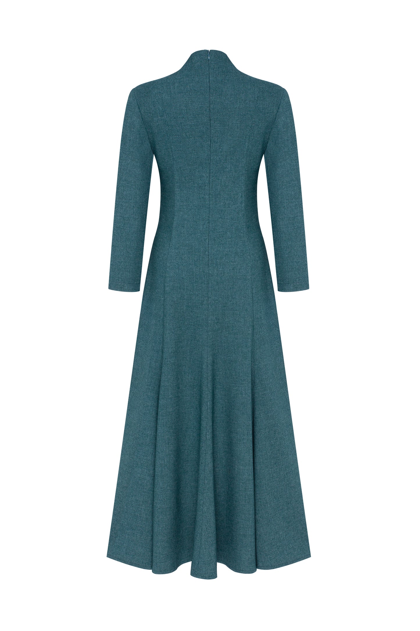 Edicule dress in rich teal